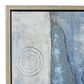 Maple and Jade 28" x 55" Abstract Wall Art in Neutral Gray, , large