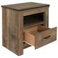 Ashley Trinell 4-Piece Twin Bookcase Bedroom Set in Brown, , large