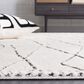 Safavieh Melody MEL112B 5"3" x 7"6" Ivory and Black Area Rug, , large