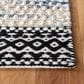 Safavieh Natura 9" x 12" Black and Ivory Area Rug, , large