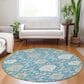 Dalyn Rug Company Tabrook TB4 Blue 8" Round Area Rug, , large