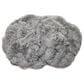 50" x 65" Faux Long Fur Throw Blanket in Gray, , large
