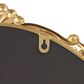 Maple and Jade Metal Scroll Ornate Baroque Oval Wall Mirror in Gold, , large