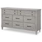 Legacy Classic Belhaven 8-Drawer Dresser and Mirror in Weathered Plank, , large