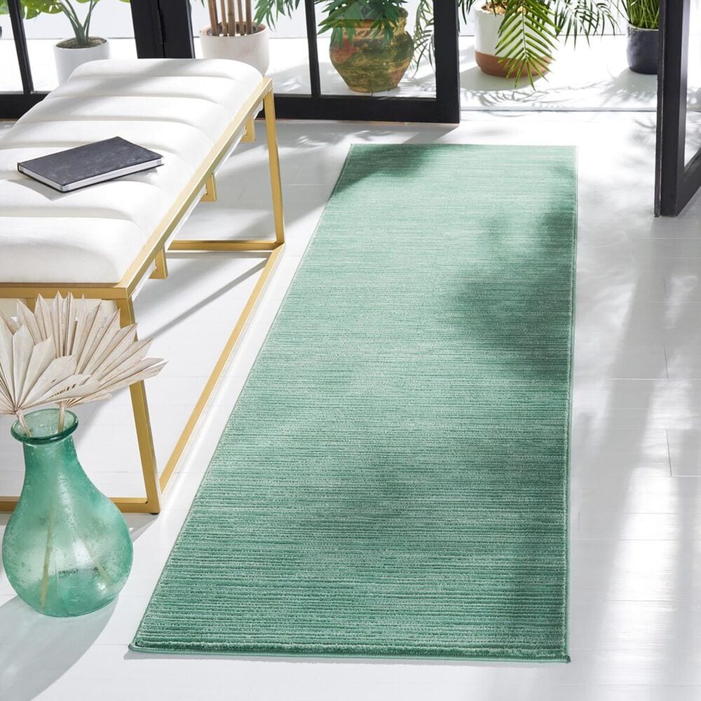 Safavieh Vision 2&#39;2&quot; x 8&#39; Light Green Runner, , large