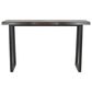 Steve Silver Jennings Sofa Table in Distressed Cherry and Ebony, , large