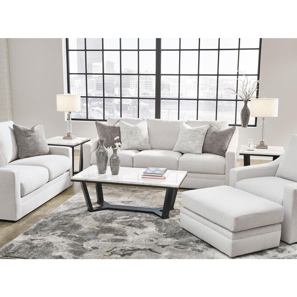 Ashley Maitelynn Ottoman in Chalk, , large