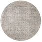 Amber Lewis x Loloi Alie 5"3" Round Stone and Mist Area Rug, , large