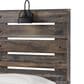 Ashley Drystan Full Panel Bed in Rustic Brown with USB Ports, , large