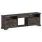 Mayberry Hill Park Ridge 82" TV Console without Fireplace Insert in Charcoal, , large