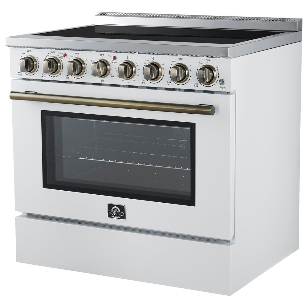 Forno Paolo 36" Freestanding Electric Range in White, , large