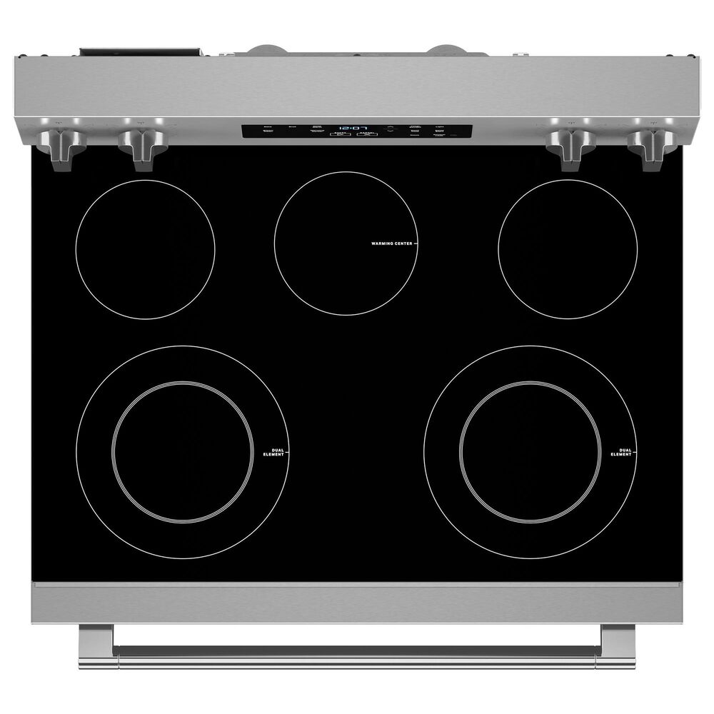 Maytag 5.3 Cu. Ft. Freestanding Electric Range with Steam Clean in Stainless Steel, , large