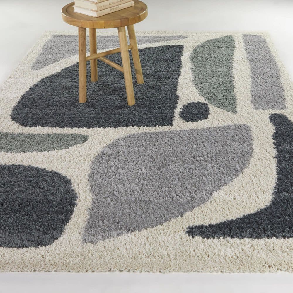 Balta Rugs Cesare Grey 5' 3" x 7' Area Rug, , large