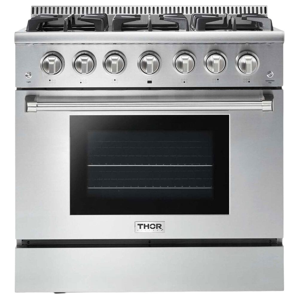 Thor Kitchen 5.2 Cu. Ft. Professional Liquid Propane Range in Stainless Steel, , large
