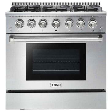 Thor Kitchen 5.2 Cu. Ft. Professional Liquid Propane Range in Stainless Steel, , large