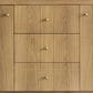 James Martin Vanities Hudson 60" Double Bathroom Vanity in Light Natural Oak with 3 cm Carrara White Marble Top and Rectangular Sinks, , large