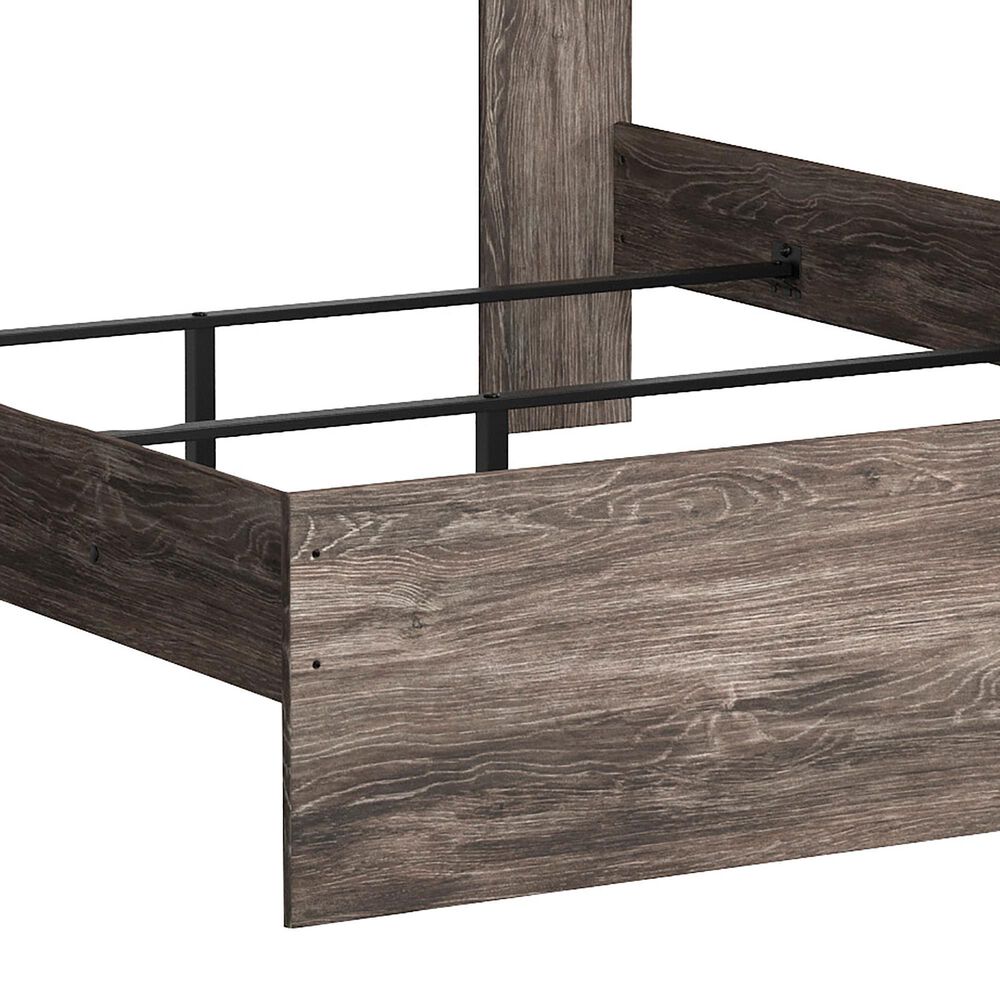 Ashley Ralinksi Queen Panel Bed in Gray, , large