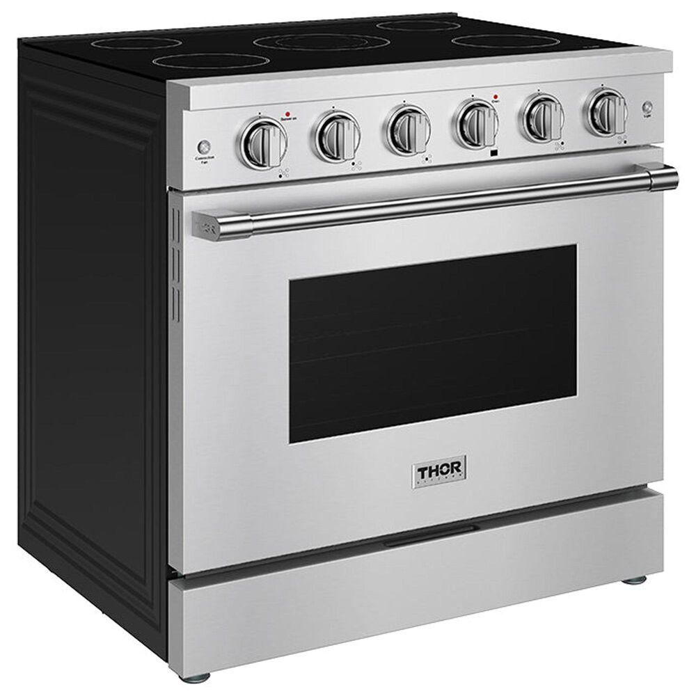 Thor Kitchen S Series 36" Professional Electric Range in Stainless Steel, , large