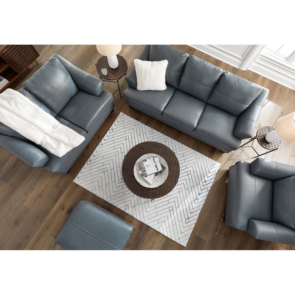 Ashley Genoa Ottoman in Steel, , large