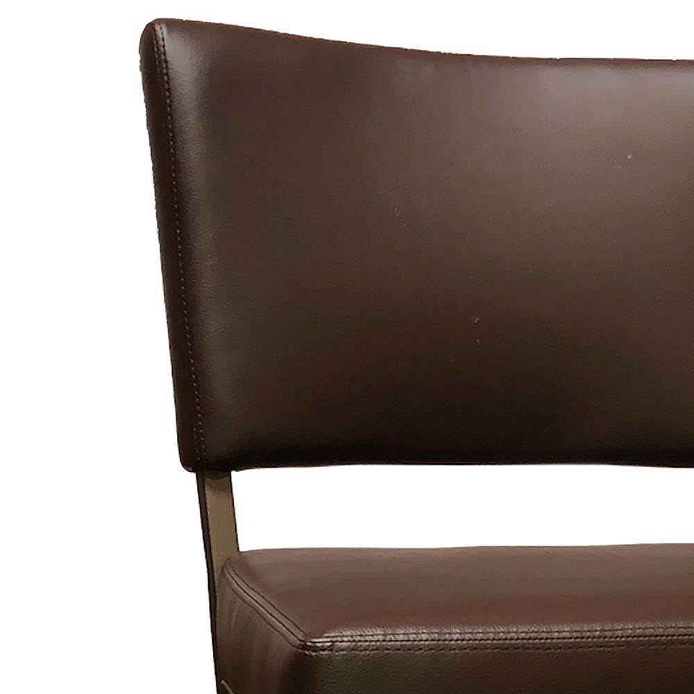 Delaware Dining Malibu 26&quot; Swivel Barstool in Sun Bronze/Dark Brown, , large