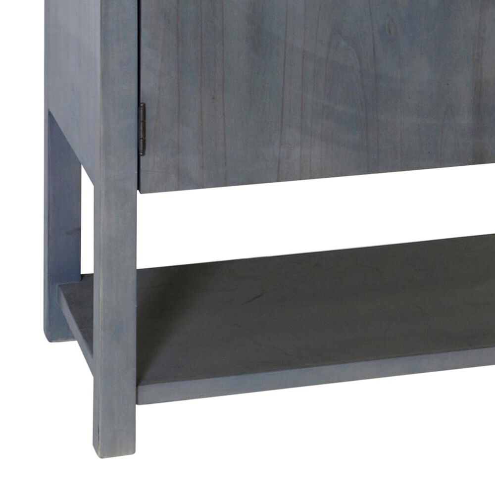 Stylecraft Lamps Inc 2-Door Chest with Drawer in Gray Blue, , large