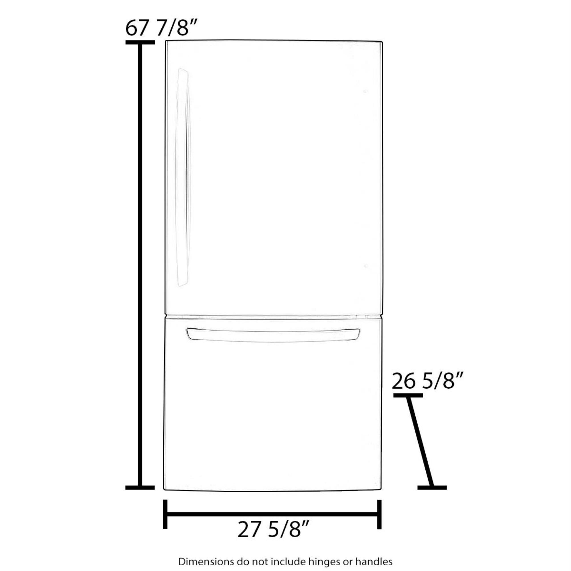 Dimensions of a 15 clearance cubic foot freezer