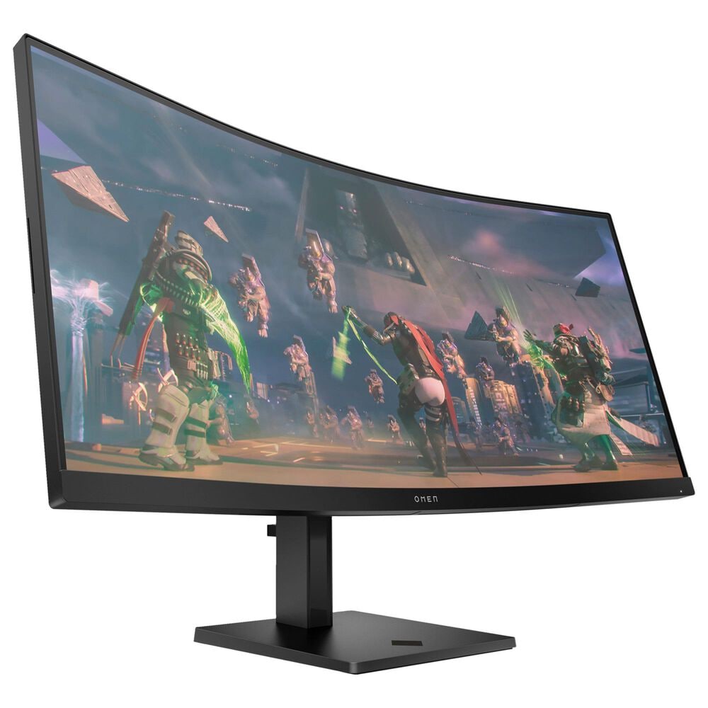 HP 34&quot; WQHD 165Hz Curved Gaming Monitor in Black, , large