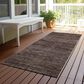 Dalyn Rug Company Soft Essentials Solid Fudge 2"3" x 7"6" Indoor/Outdoor Runner, , large