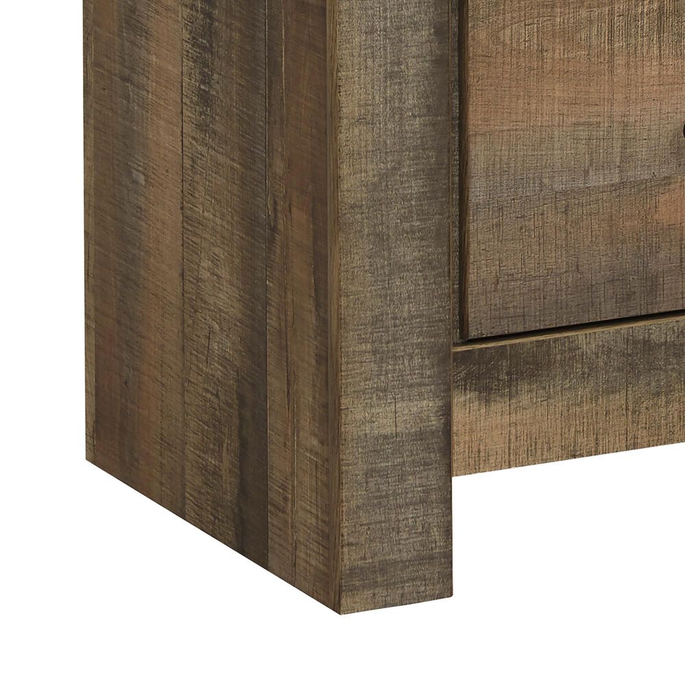 Ashley Trinell 1 Drawer Nightstand in Brown with 2 USB Type C Ports, , large