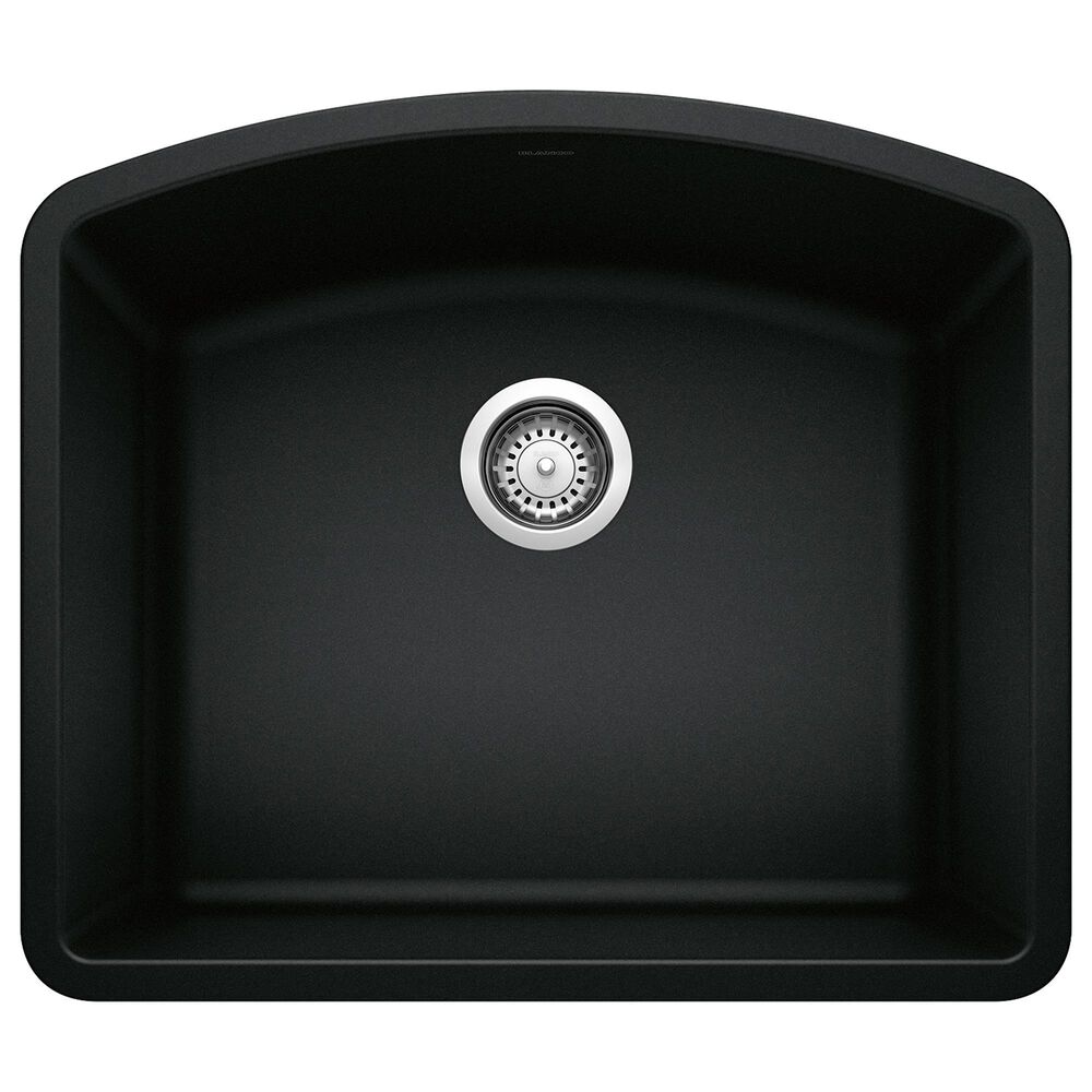 Blanco Diamond Single Bowl Kitchen Sink in Coal Black, , large