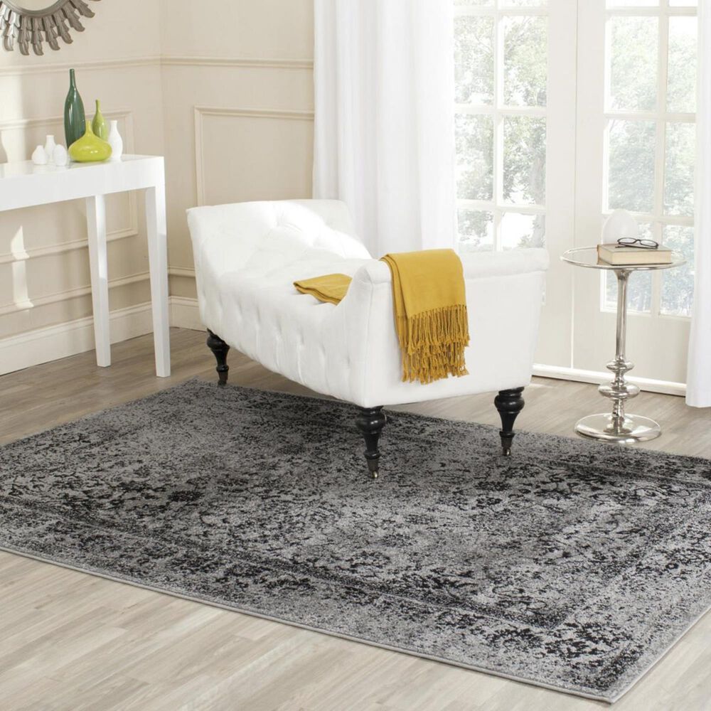 Safavieh Adirondack ADR109B-5 5&#39;1&quot; x 7&#39;6&quot; Grey/Black Area Rug, , large