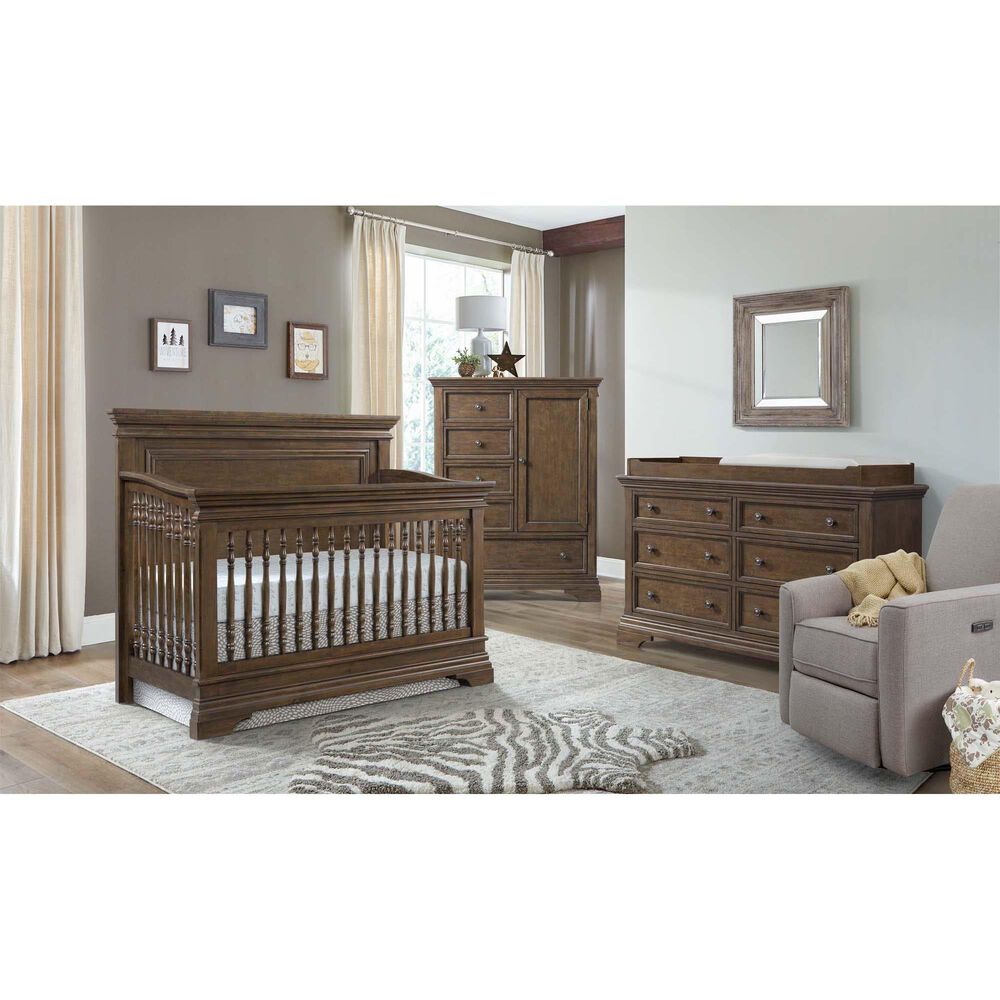 Eastern Shore Olivia 2 Piece Nursery Set in Rosewood, , large