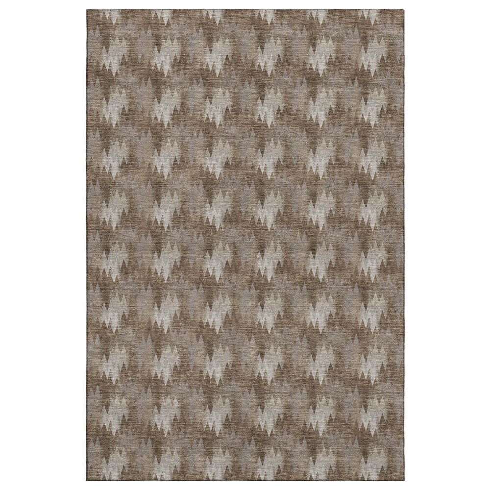 Dalyn Rug Company Soft Essentials Chevron Mocha 3" x 5" Area Rug, , large