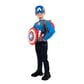 Squishmallow Marvel Captain America Superpower Pak Costume in Multicolor, , large
