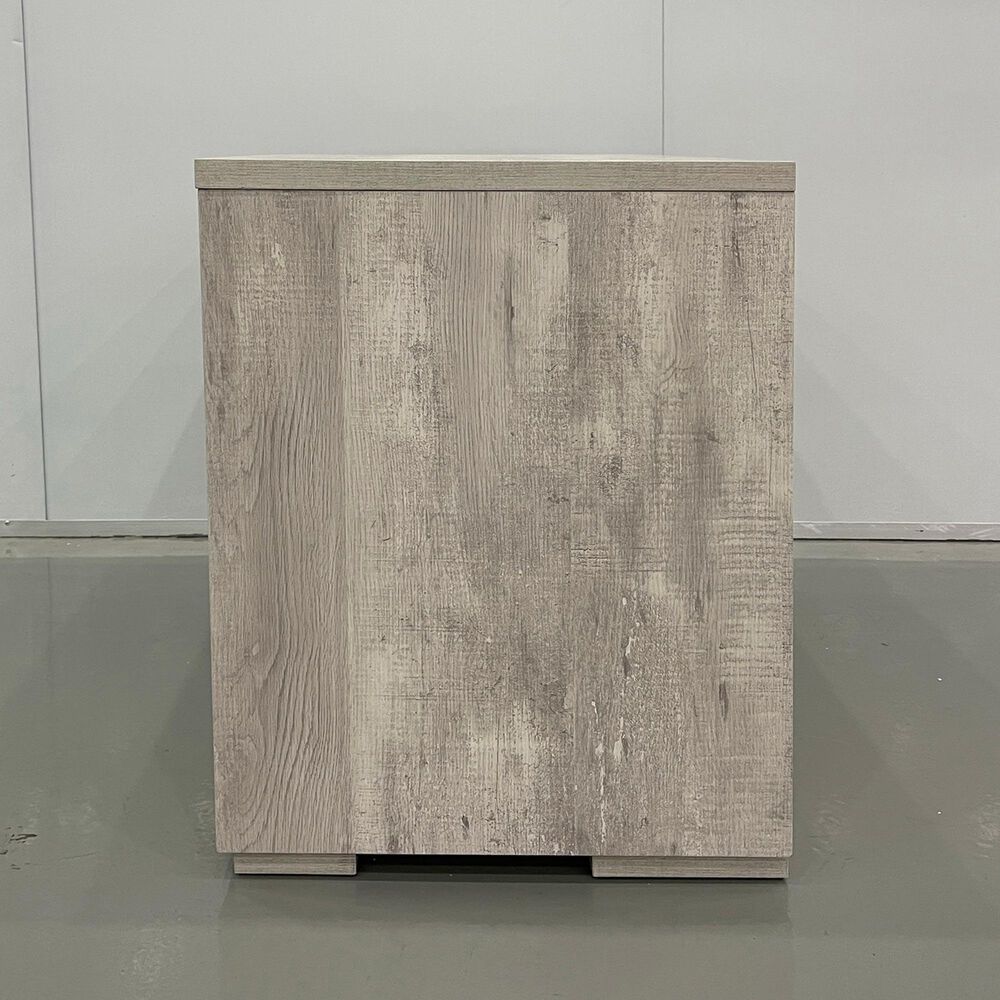 Mayberry Hill San Matteo 4-Piece Full Bedroom Set in Ash Grey and White, , large