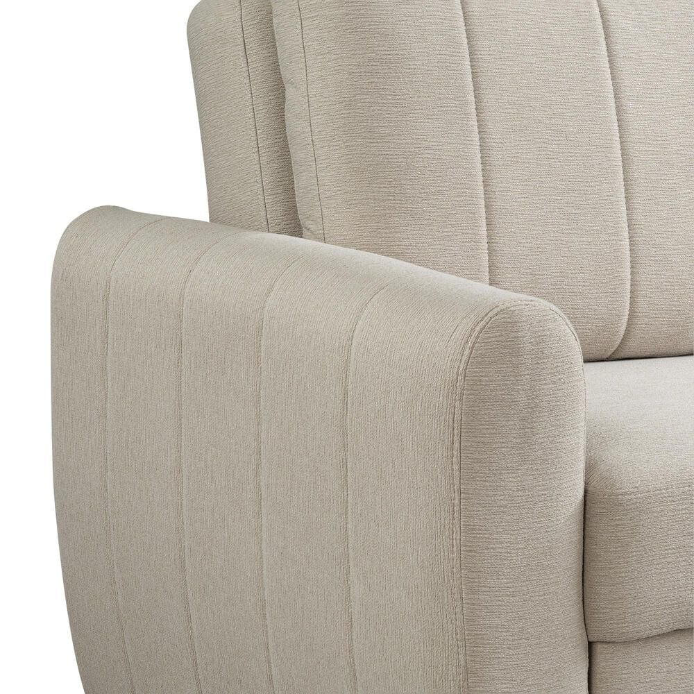 Lifestyle Solutions Galloway Convertible Loveseat in Beige, , large