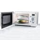 HIC Kitchen Collapsible Microwave Food Cover in Black and White, , large