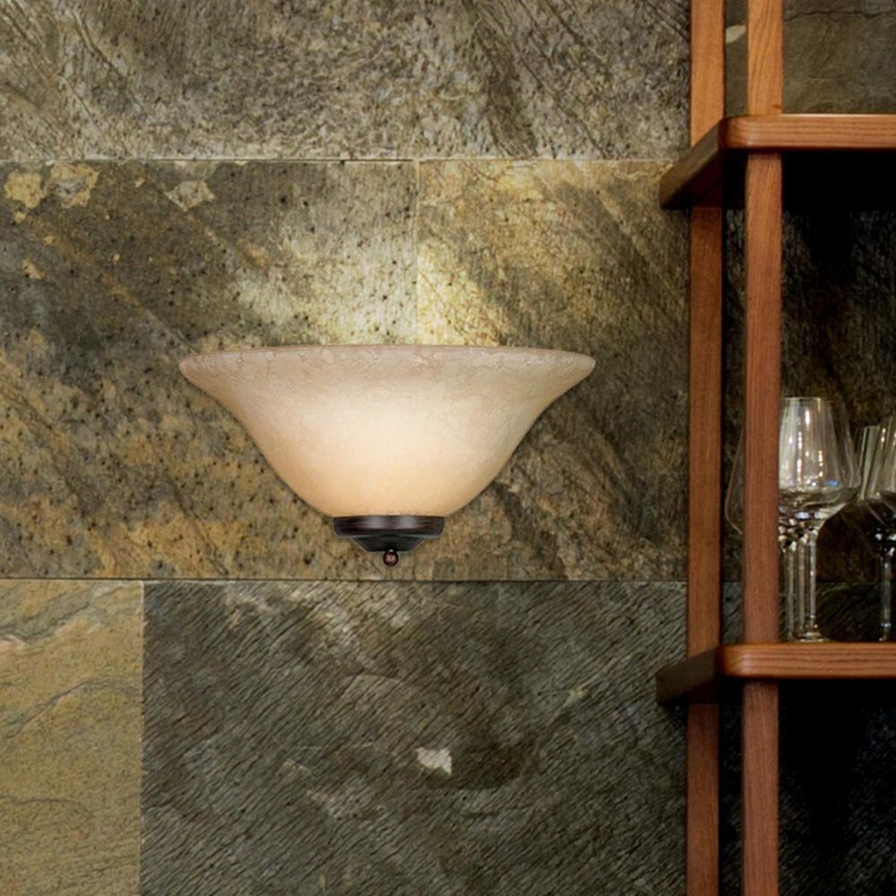 Golden Lighting Multi-Family 1-Light Wall Sconce in Rubbed Bronze, , large