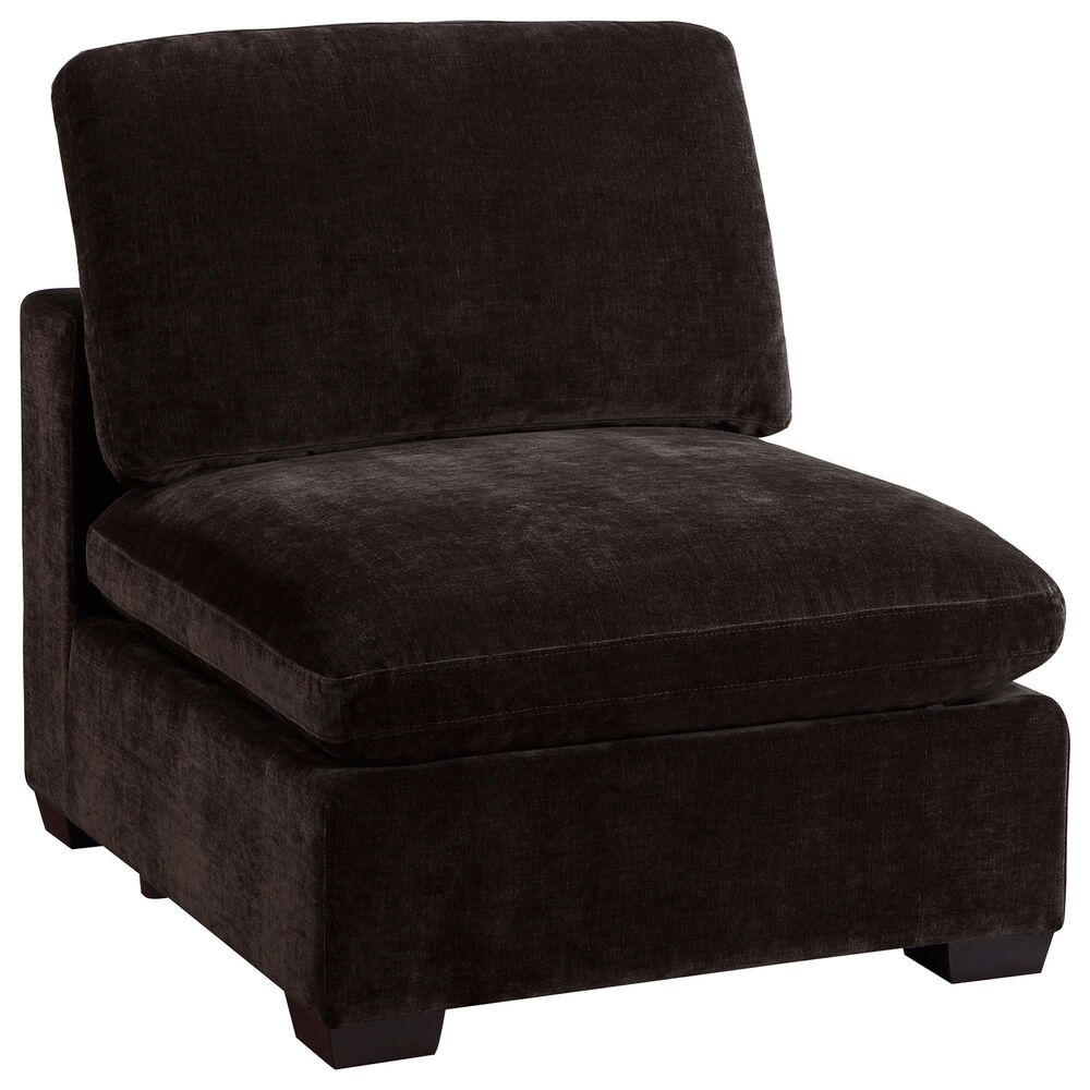 Coaster Lakeview Armless Chair in Dark Chocolate, , large