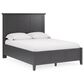 Urban Home Grace Eastern King Panel Bed in Raven Black, , large