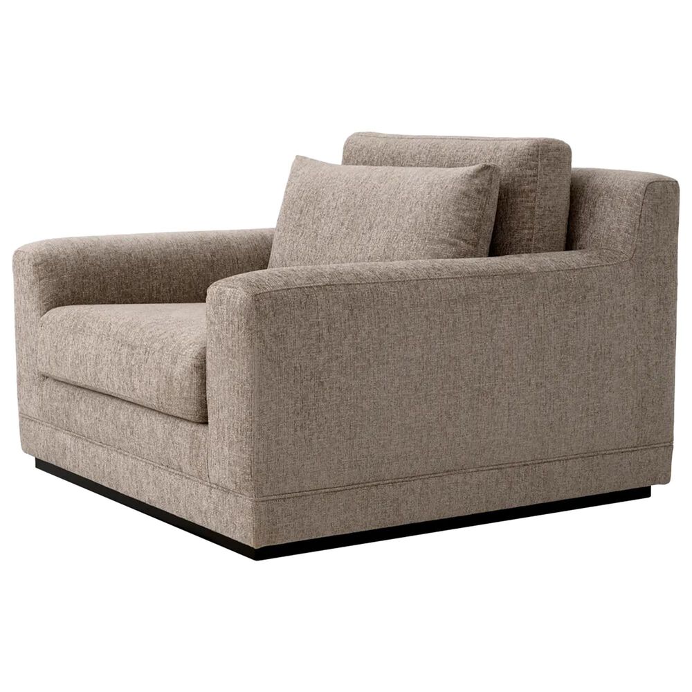 Eichholtz Manhattan Arm Chair in Hunt Chenille Taupe, , large
