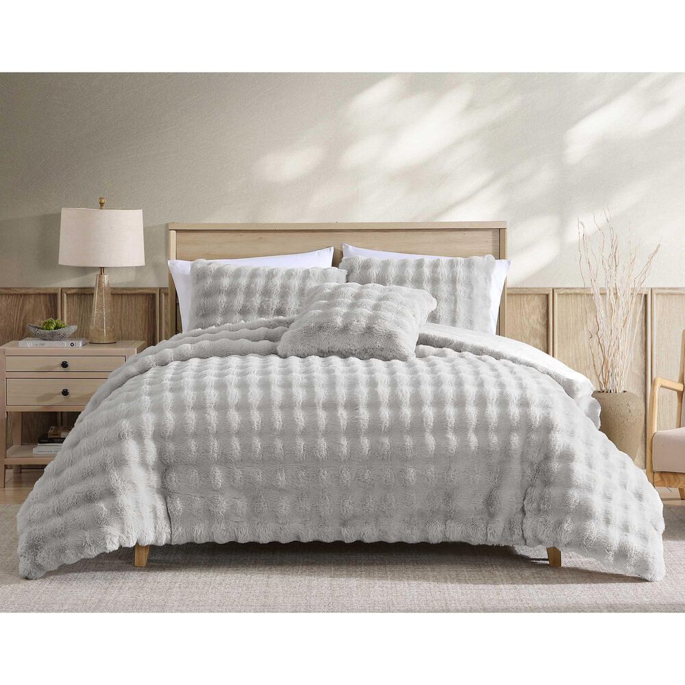 Hallmart Collectibles Bubble 20&quot; x 20&quot; Square Throw Pillow in Gray, , large