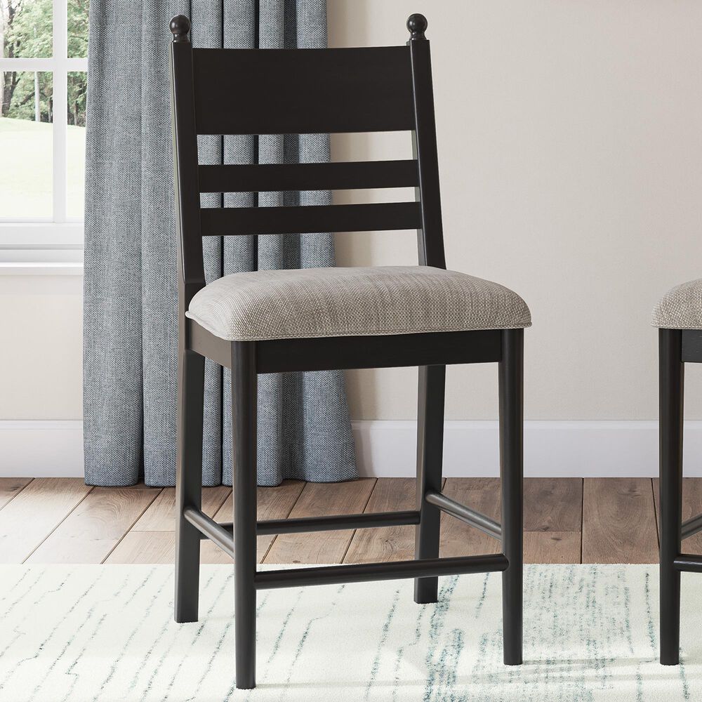 Ashley Greddinton Counter Stool in Black, , large