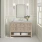 James Martin Vanities Breckenridge 48" Single Bathroom Vanity in Whitewashed Oak with 3 cm Eternal Jasmine Pearl Silestone Top, Rectangular Sink and FreePower Wireless Charger, , large