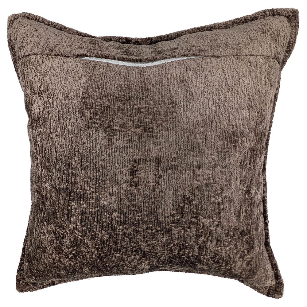 Chanasaya 20" Square Textured Shimmer Throw Pillow in Yellow, , large