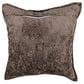 Chanasaya 20" Square Textured Shimmer Throw Pillow in Yellow, , large