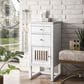 James Martin Vanities Athens 15" Left Single Bathroom Vanity in Glossy White with 3 cm Arctic Fall Solid Surface Top and Rectangle Sink, , large