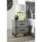 Ashley Russelyn 2 Drawer Nightstand in Gray, , large