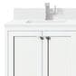 James Martin Vanities Addison 72" Double Bathroom Vanity in Glossy White with 3 cm White Zeus Quartz Top and Rectangular Sinks, , large