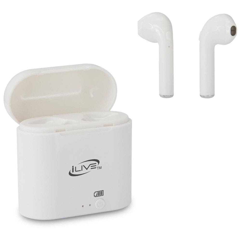 iLive True Wireless Bluetooth Earbuds in White, , large
